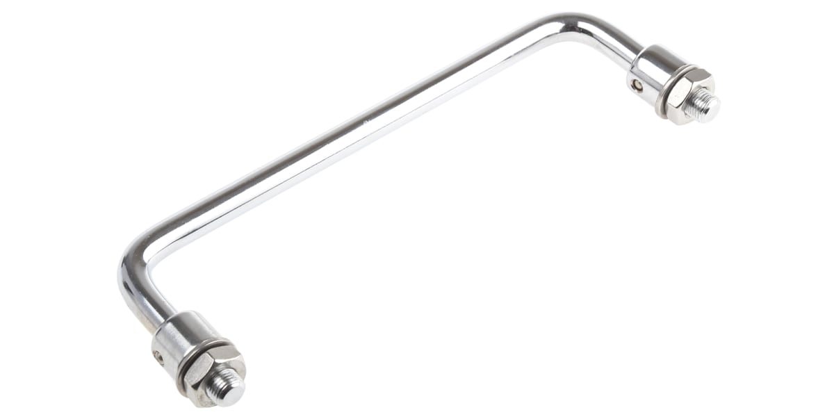 Product image for Folding handle,steel,chrome plated,180mm