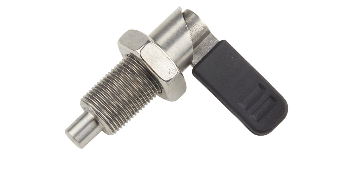 Product image for Index plunger,cam action,l/nut,S/S,10mm