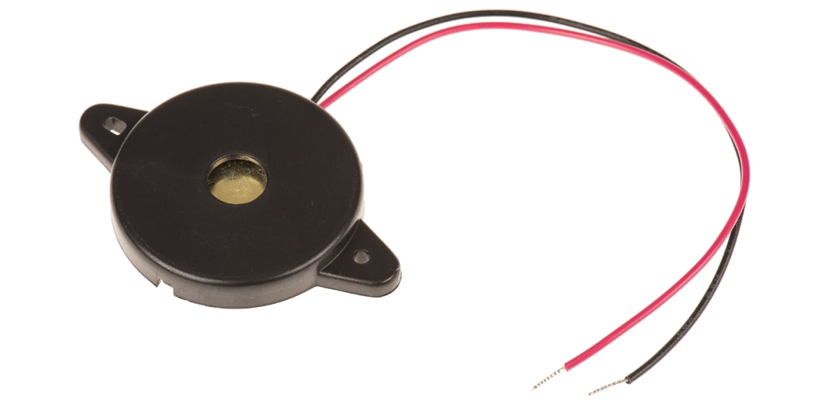 Product image for Piezo electric transducer 10Vac 97dB