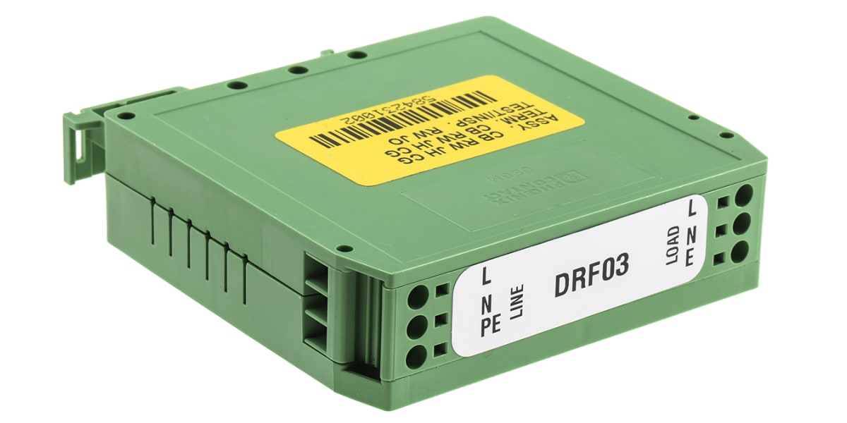 Product image for DIN RAIL MOUNT RFI SUPPRESSION FILTER,3A