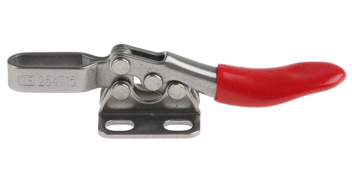 Product image for Horizontal s/steel toggle clamp,50kg