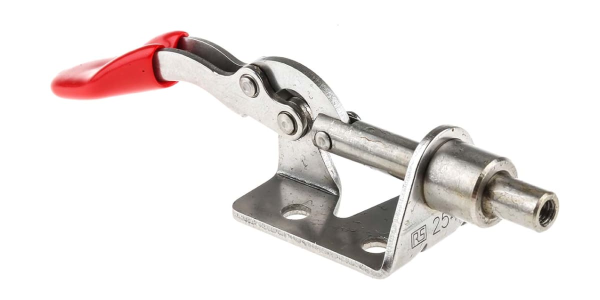 Product image for Straight line s/steel toggle clamp,50kg