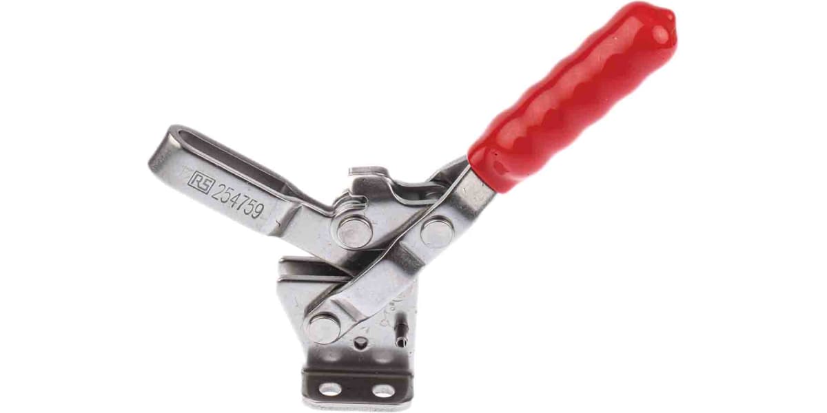 Product image for Vertical s/steel toggle clamp,150kg