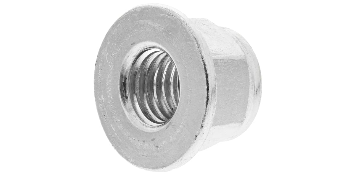 Product image for Zinc plated steel self-locking nut,M12