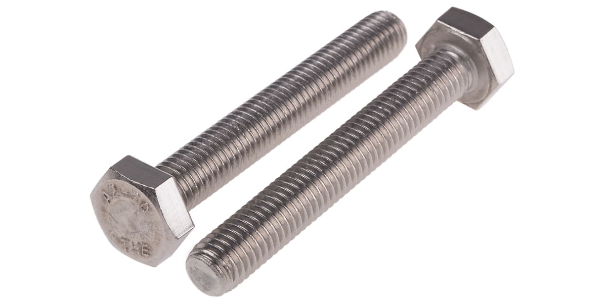 Product image for A2 s/steel hex head set screw,M10x70mm