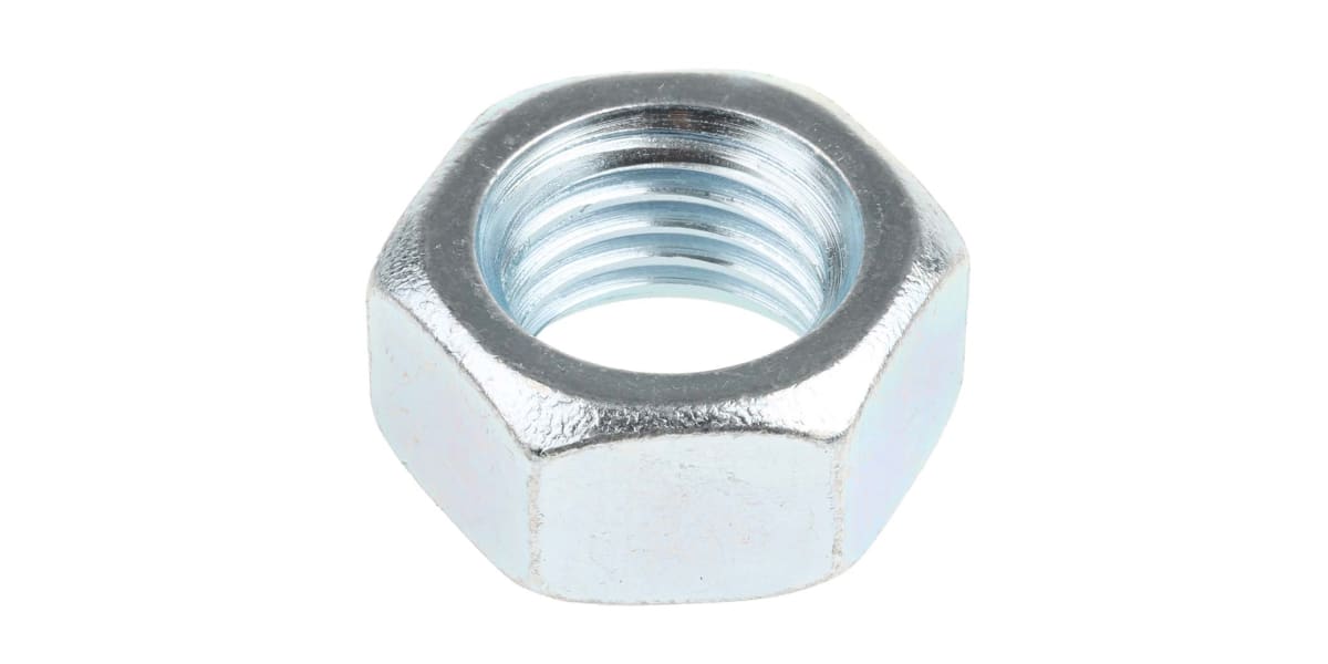 Product image for Zinc plated steel hexagon full nut,M20