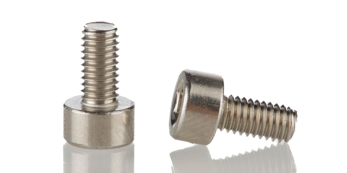 Product image for A2 s/steel hex socket cap screw,M3x6mm