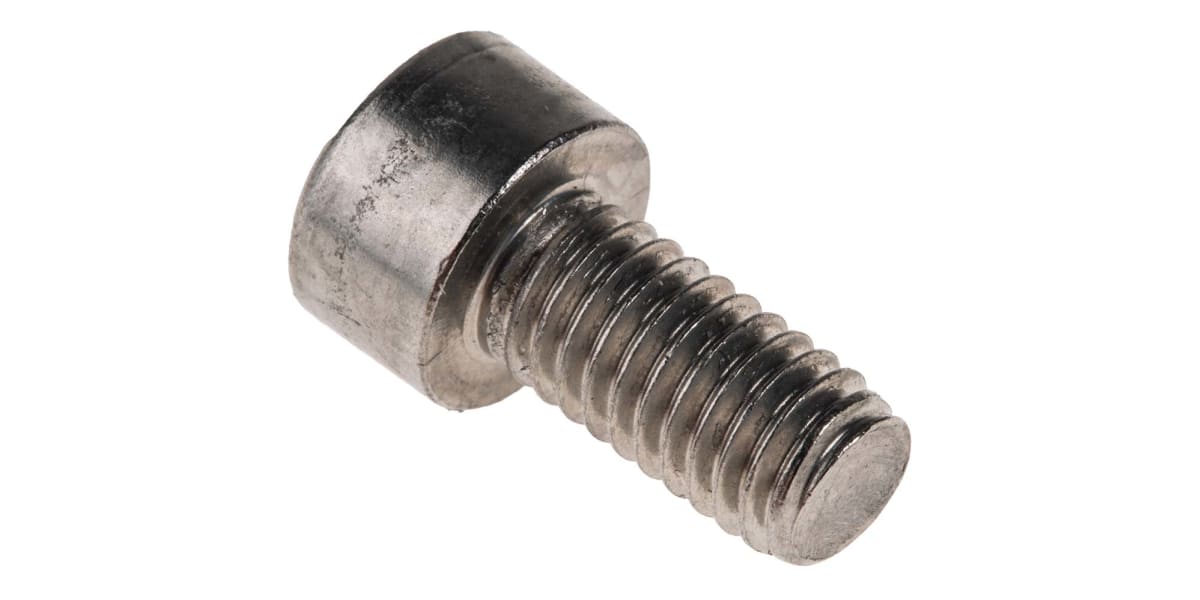 Product image for A2 s/steel hex socket cap screw,M6x12mm