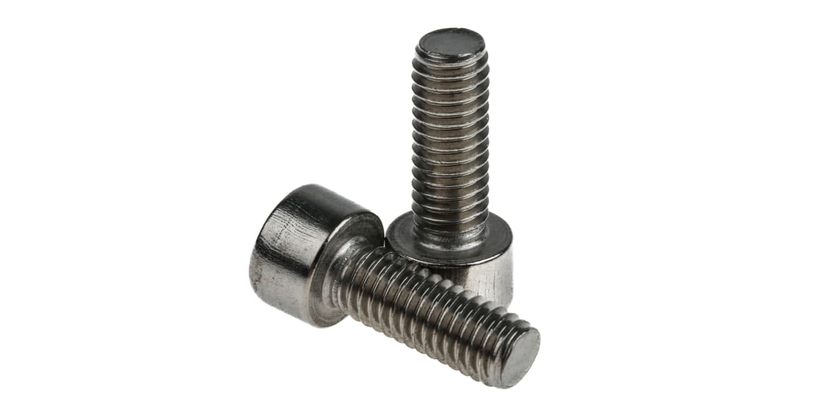 Product image for A2 s/steel hex socket cap screw,M6x16mm