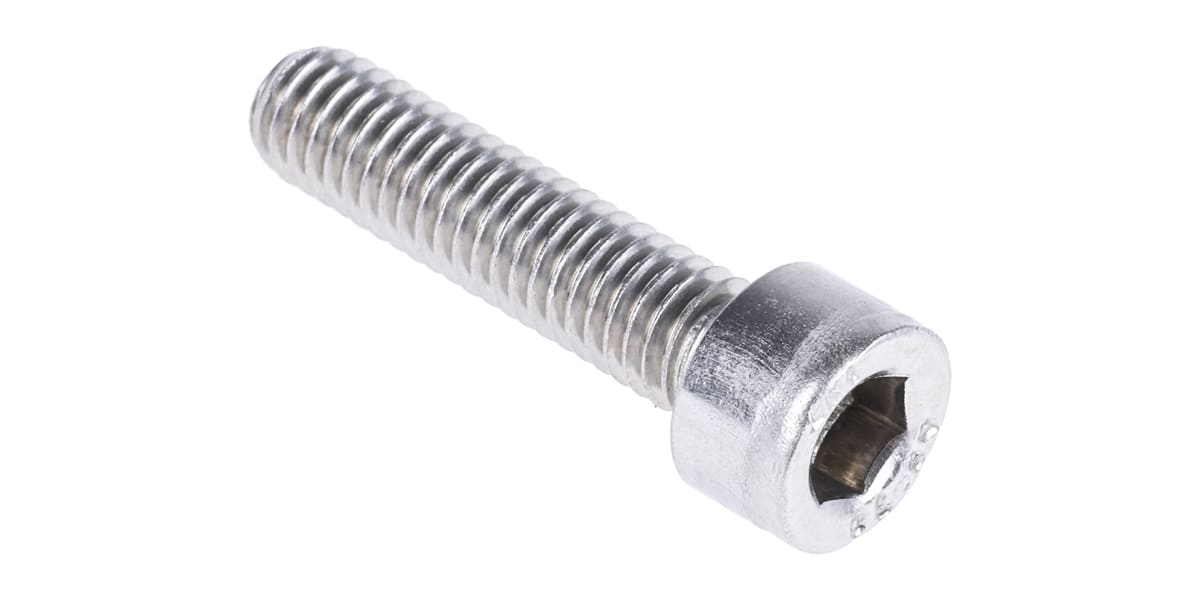 Product image for A2 s/steel hex socket cap screw,M6x25mm