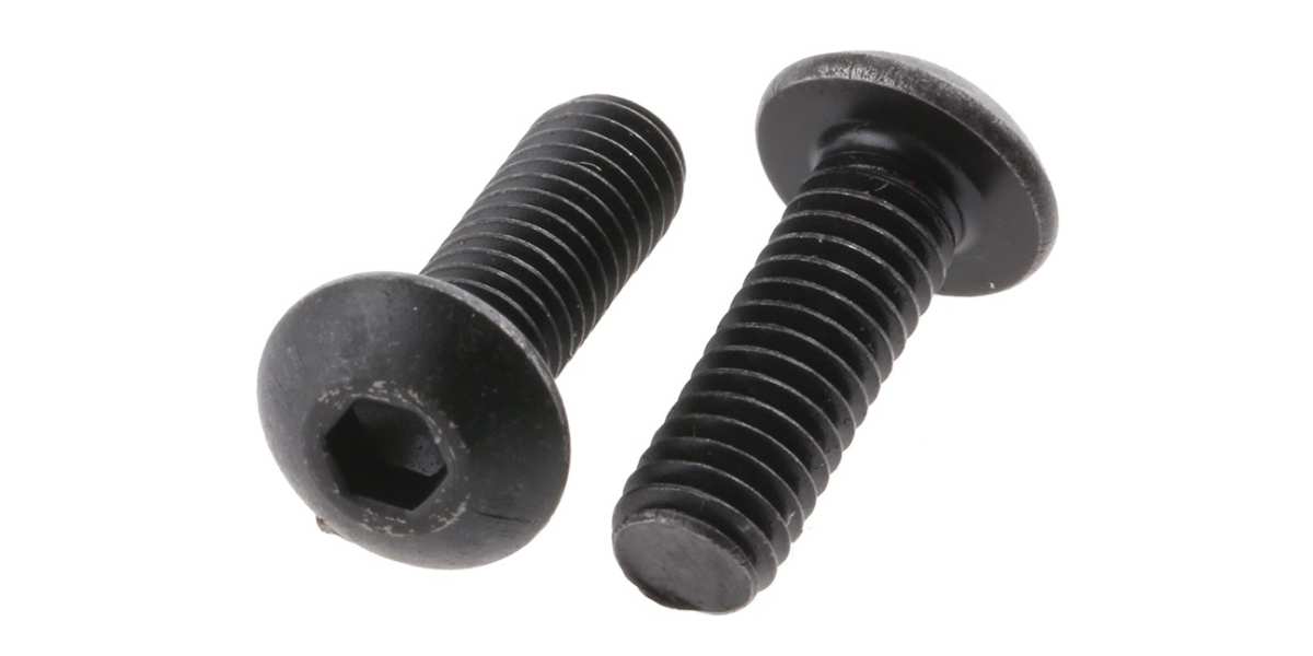 Product image for Blk steel skt button head screw,M4x12mm