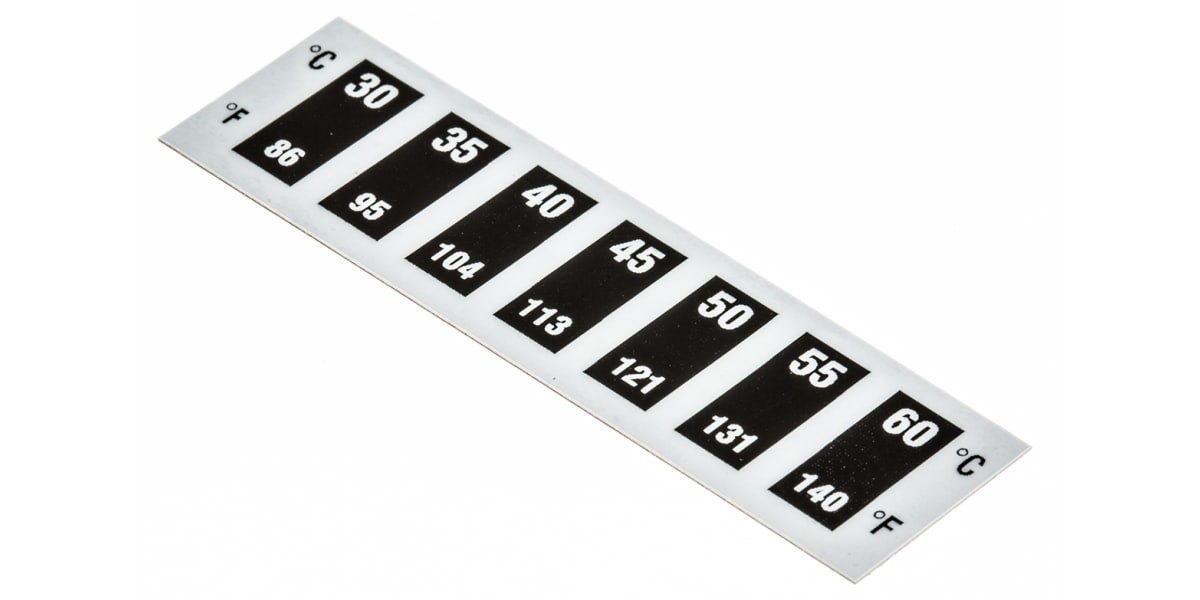 Product image for 7 level temp sensitive label,30to60degC