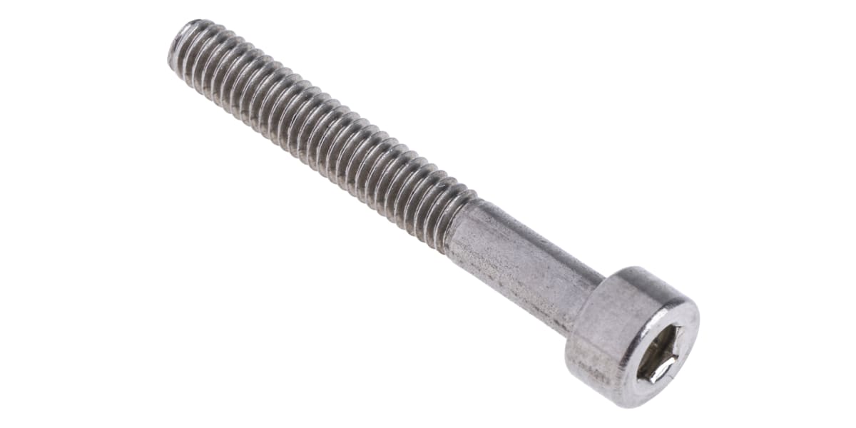 Product image for A2 s/steel hex socket cap screw,M4x30mm