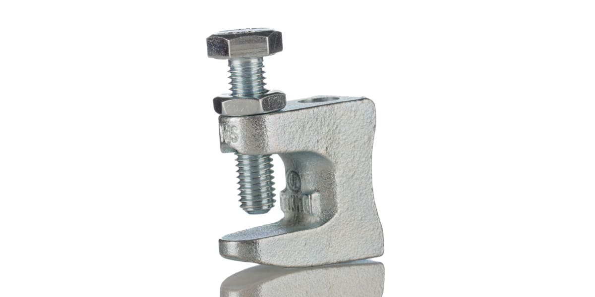 Product image for Flange fix cast iron clamp,19mm flange