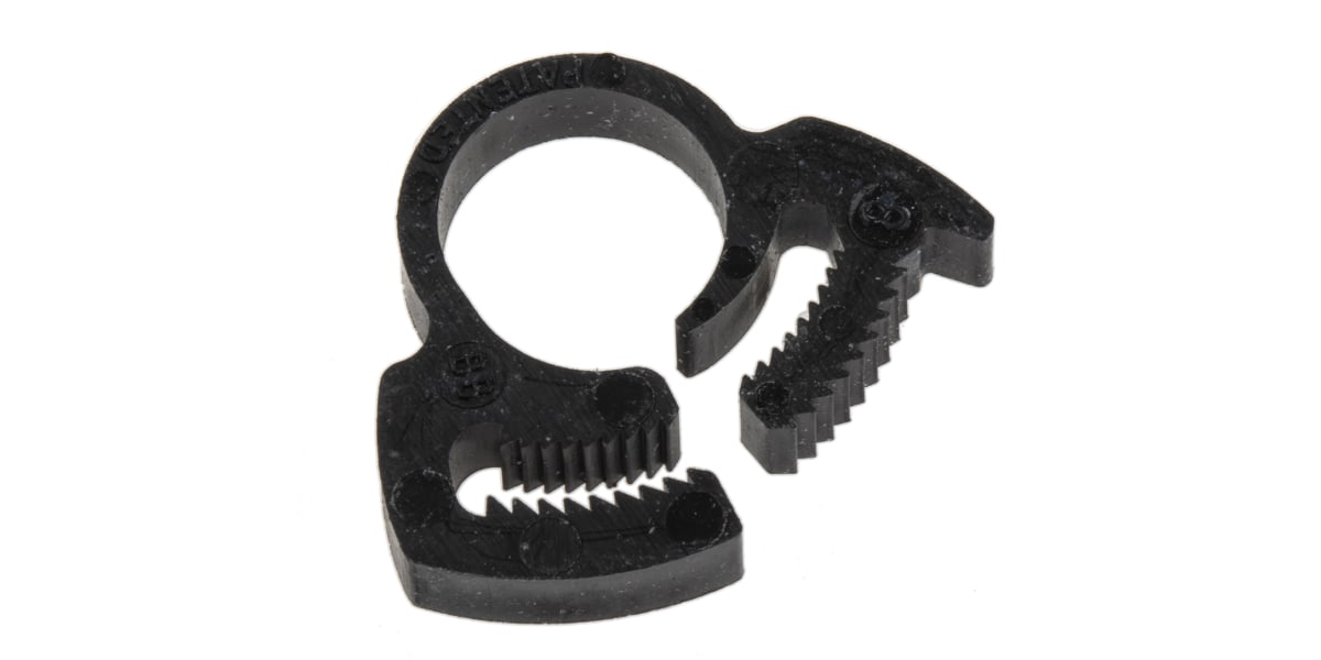 Product image for Nylon 6.6 plastic hose clip,9.2-10.3mm