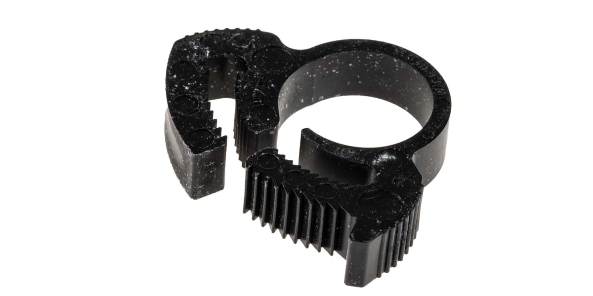 Product image for Nylon 6.6 plastic hose clip,10.2-12.3mm