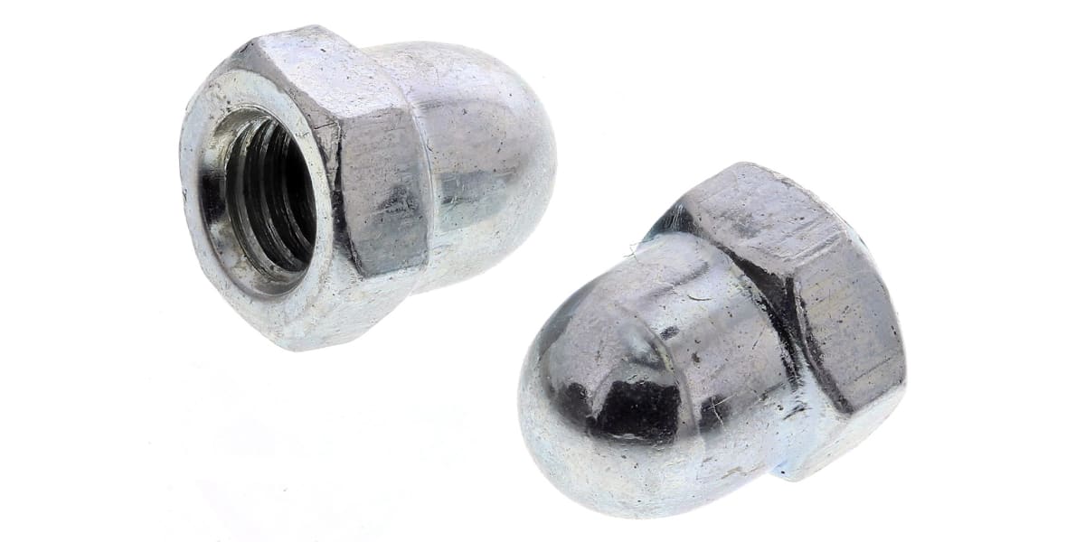 Product image for Zinc plated steel dome nut,M5