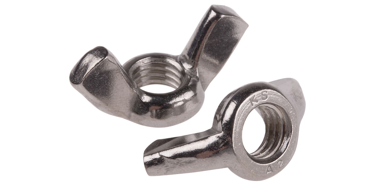 Product image for A2 stainless steel wing nut,M10