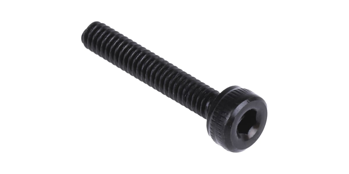 Product image for Blk steel hex skt cap head screw,M2x12mm