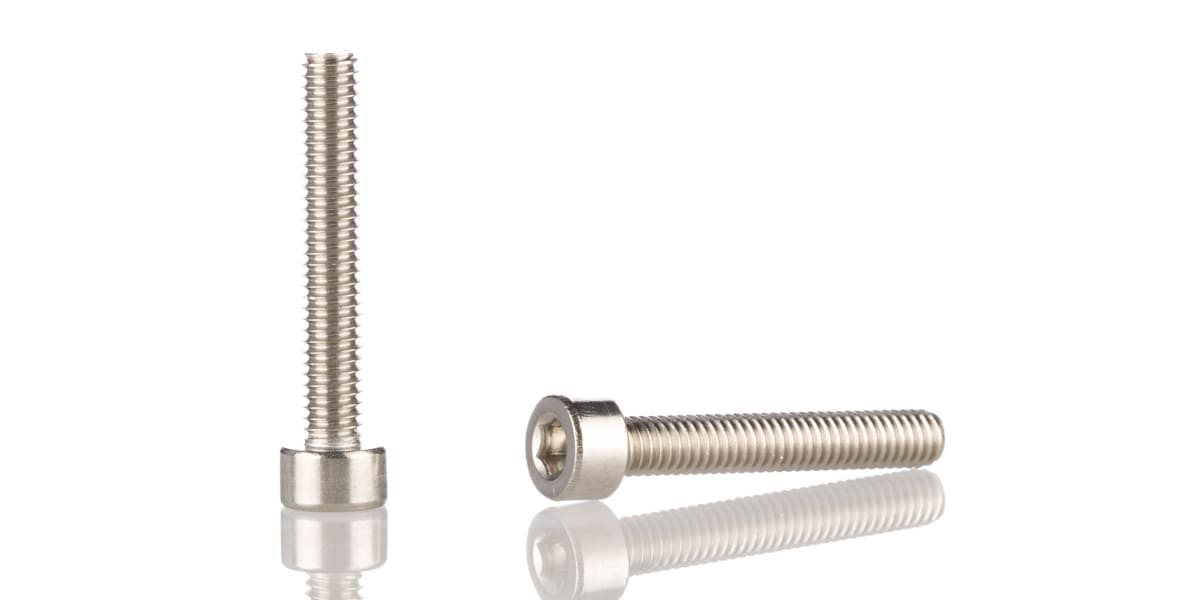 Product image for A2 s/steel hex socket cap screw,M3x20mm