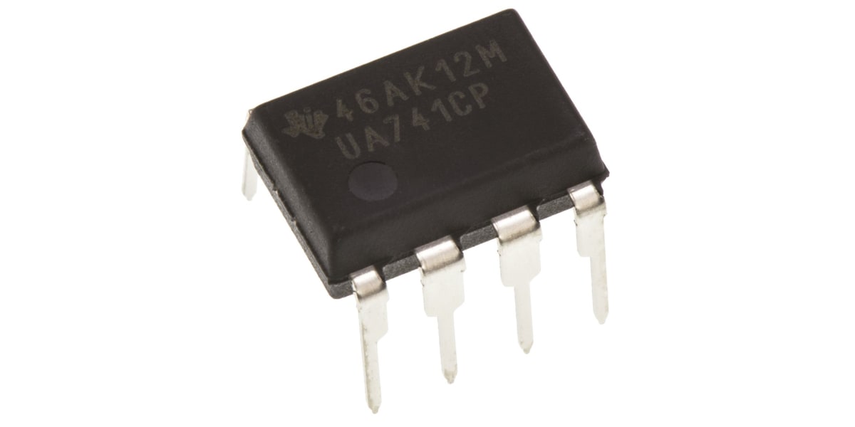 Product image for UA741CP Texas Instruments, Op Amp, 1MHz, 8-Pin PDIP