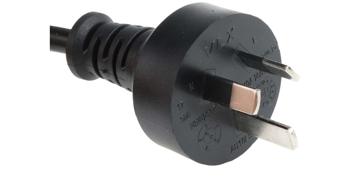 Product image for Power Cord 3P Aust/NZ one end 2.5m