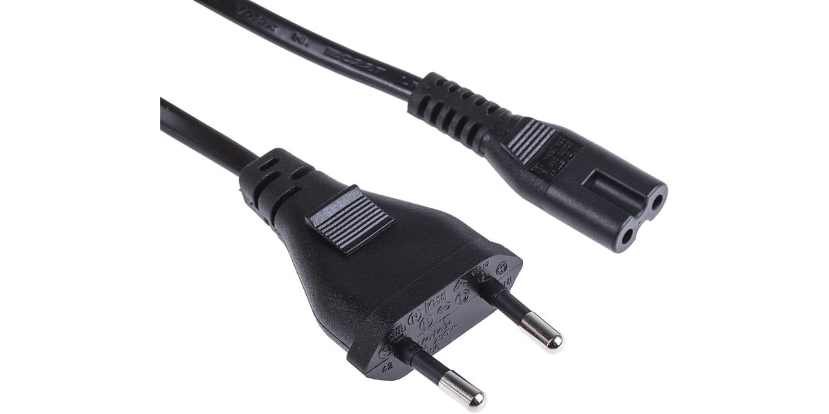 Product image for Power Cord C7 to Europlug 1.5m