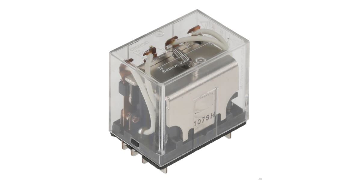 Product image for 4PDT mini plug-in relay,10A 24Vdc coil