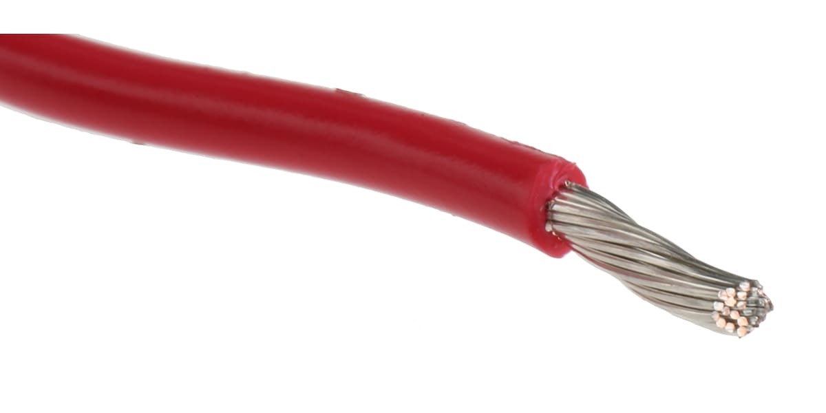 Product image for Wire 20 AWG PVC 300V UL1007 Red 30m