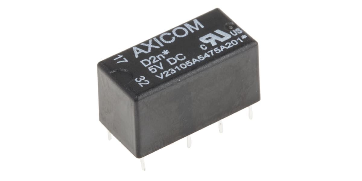 Product image for DPDT SUBMINIATURE RELAY,3A 5VDC COIL