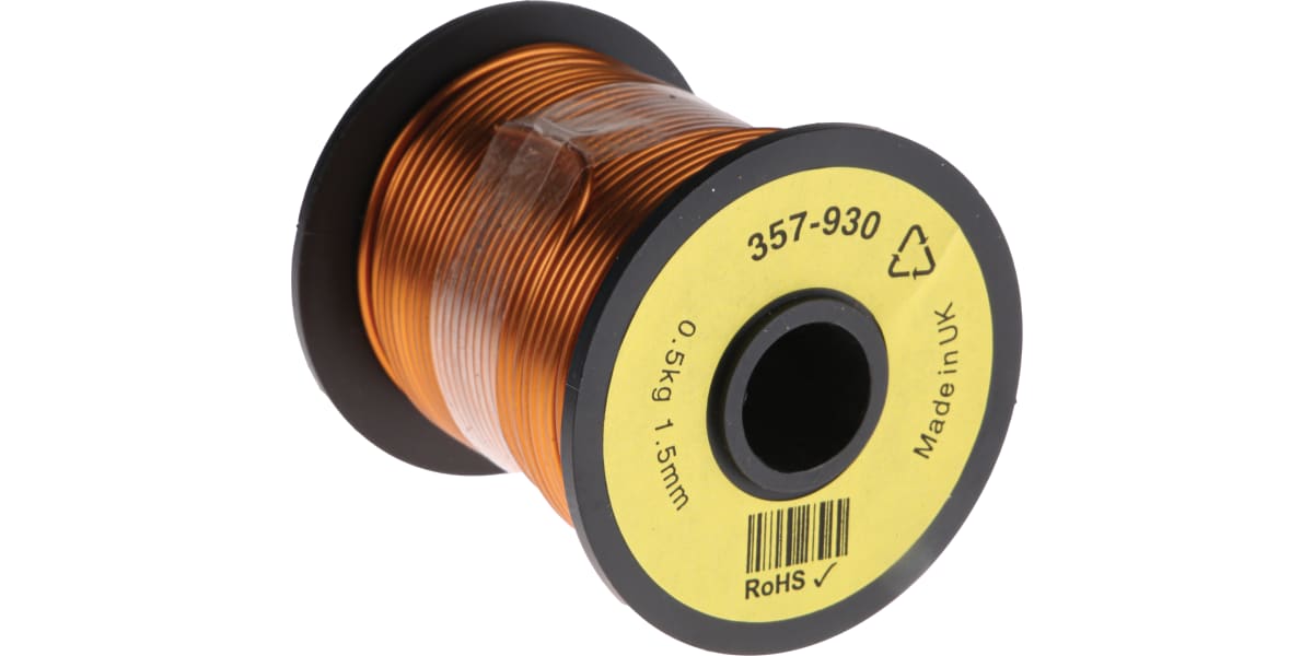 Product image for Insulated copper wire,15awg 30m