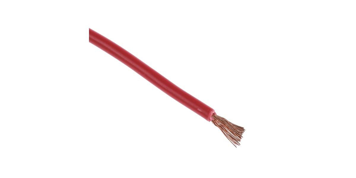 Product image for 2491X red equipment wire,1.5sq.mm 100m