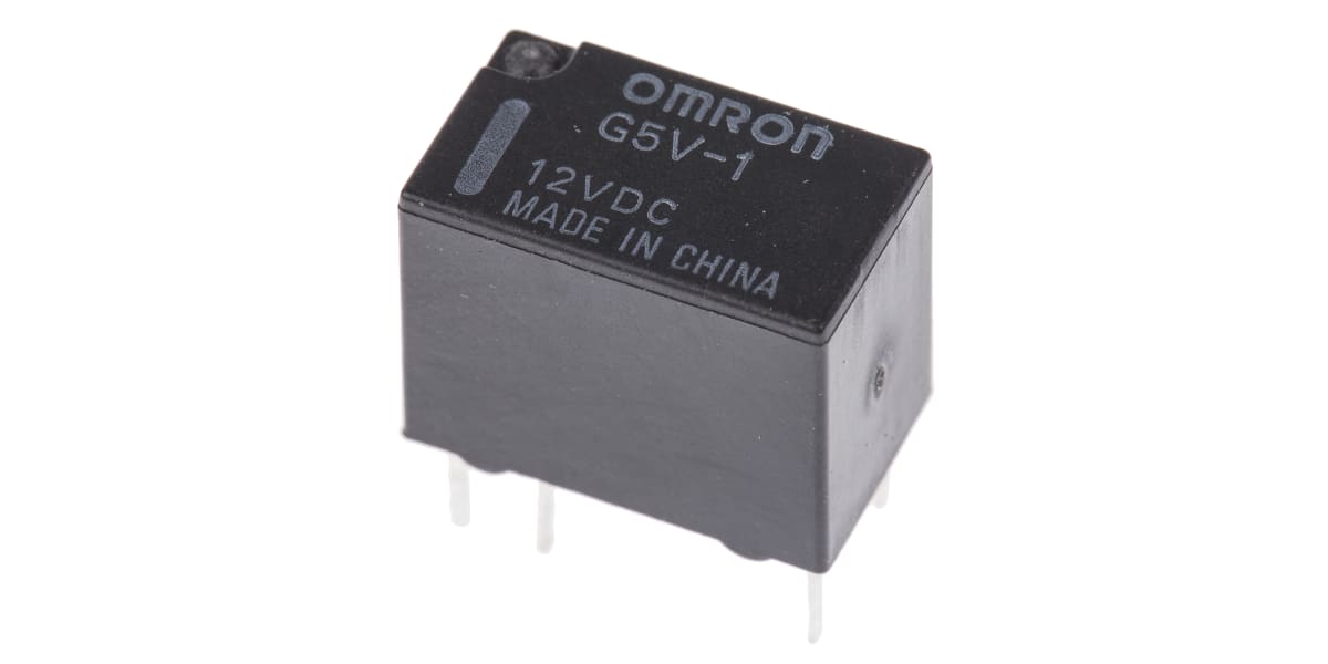 Product image for SPDT PCB RELAY,1A 12VDC COIL 960OHM