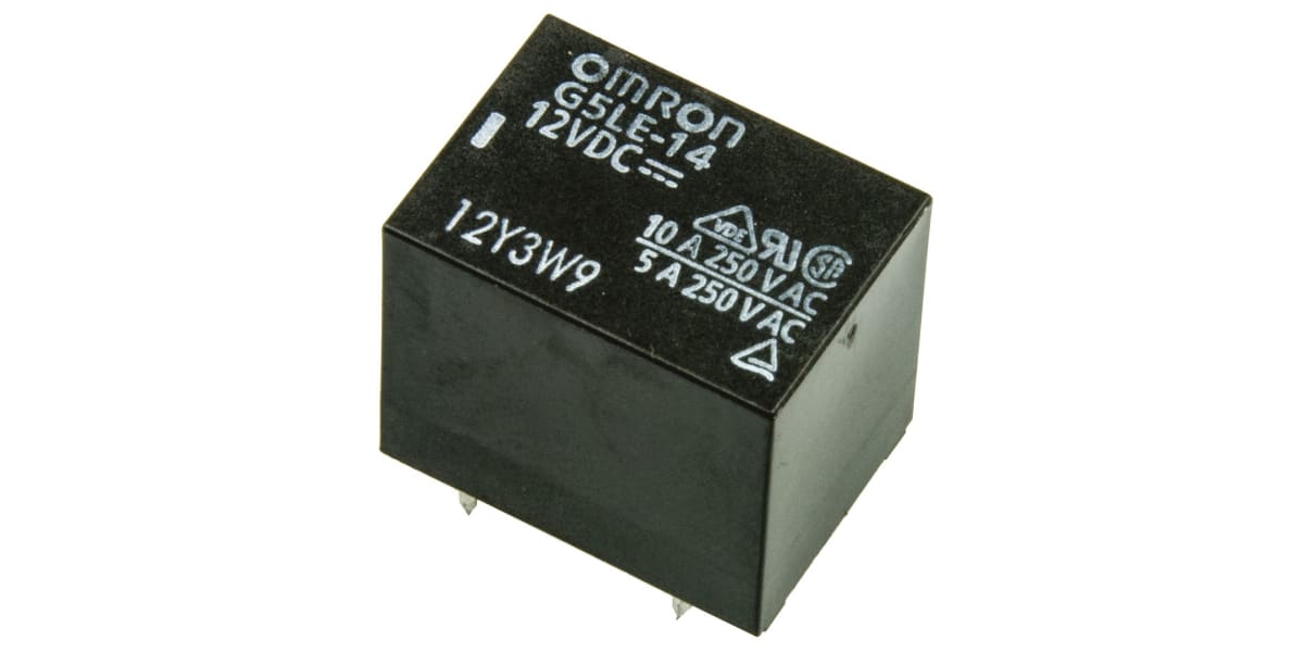 Product image for SPDT SEALED MINI PCB RELAY,10A 12VDC