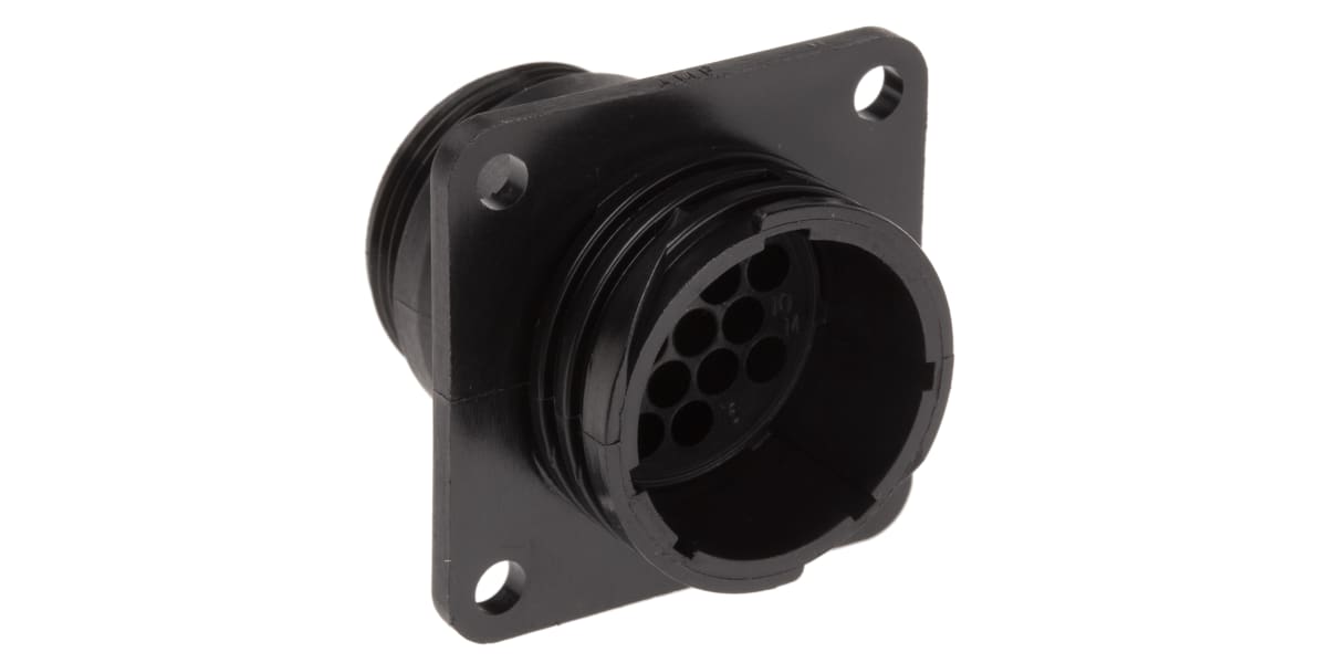 Product image for 16 way pin contact fixed receptacle,13A