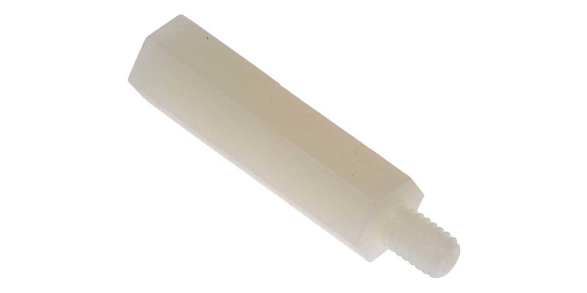 Product image for Male-Female nylon spacer,M4x25mm