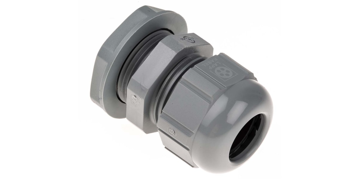 Product image for Cable gland, nylon, grey, PG16, IP68