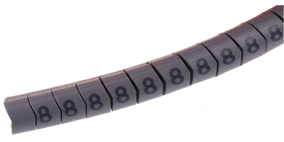 Product image for Helagrip cable marker, 4-9mm, legend 8