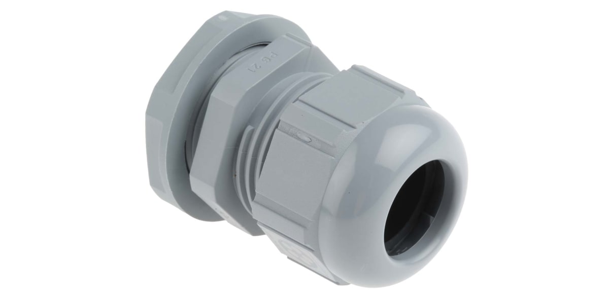 Product image for Cable gland, nylon, grey, PG21, IP68