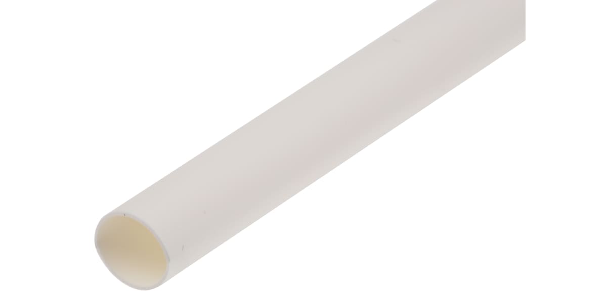 Product image for White std heatshrink sleeve,4.8mm bore