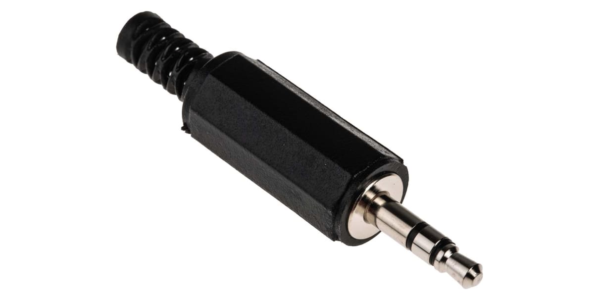 Product image for Stereo Cable Mount Insulated Plug 3.5mm