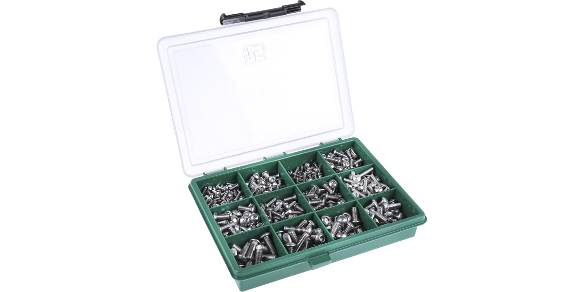 Product image for A2 stainless button hex socket screw kit