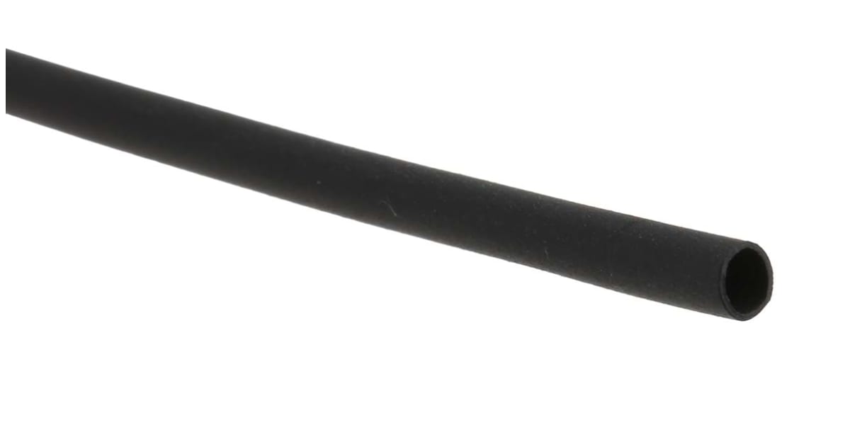 Product image for Black std heatshrink sleeve,2.4mm bore