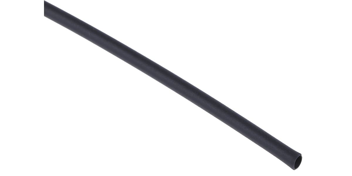 Product image for Black std heatshrink sleeve,1.6mm bore