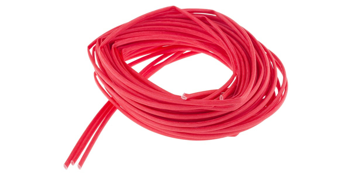 Product image for Red acrylic heat resistant braid,2mm