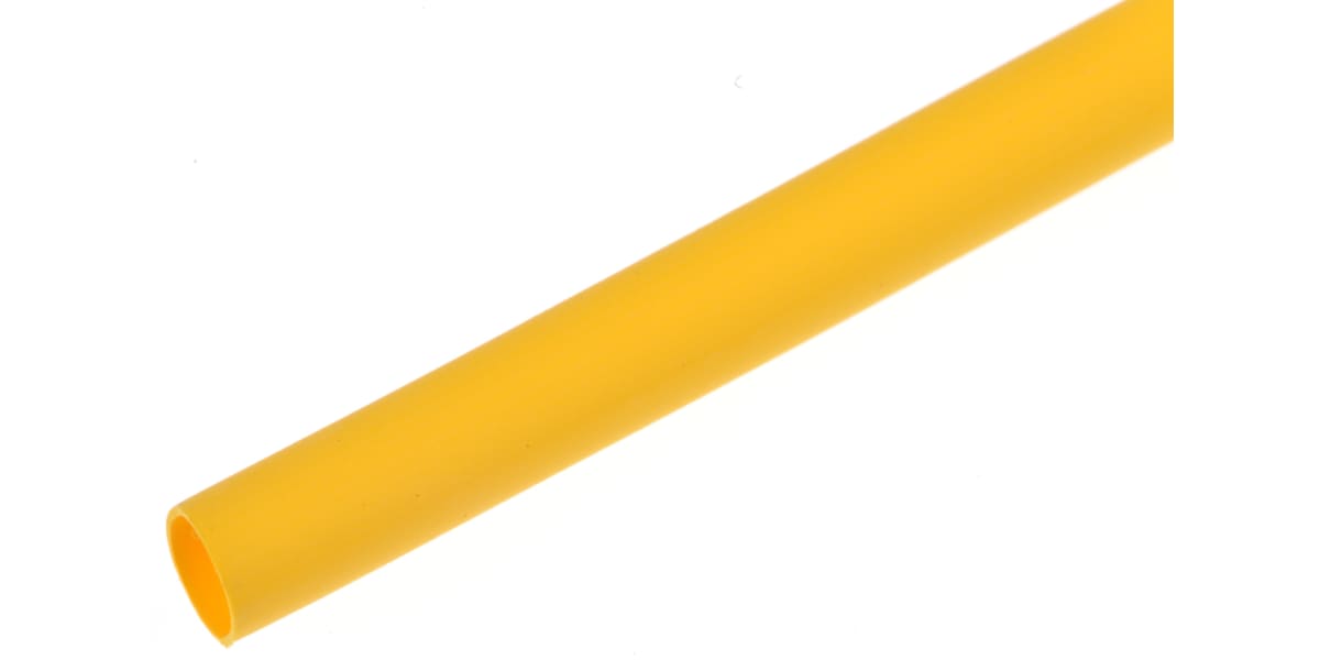 Product image for Yellow std heatshrink sleeve,3.2mm bore