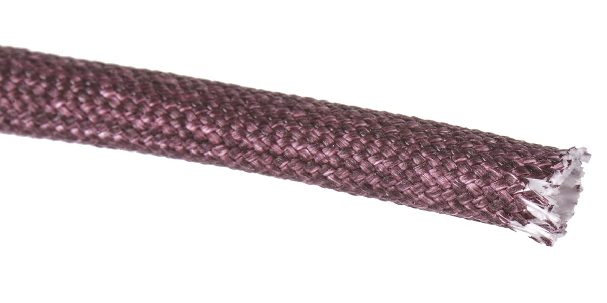 Product image for Brown acrylic heat resistant braid,4mm