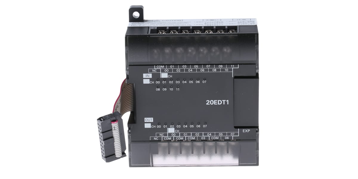 Product image for CP1L Module,12x24VDC i/p,8xPNP o/p