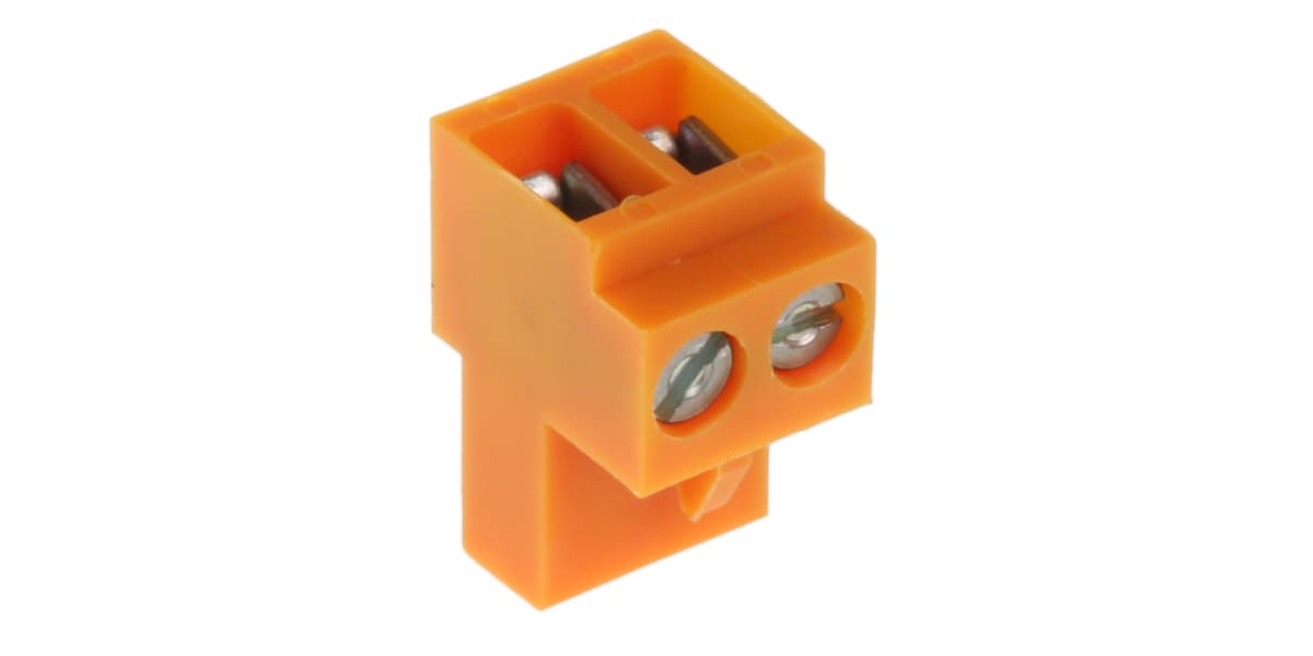 Product image for 2 WAY CABLE MOUNT SCREW TERMINAL,5.08MM