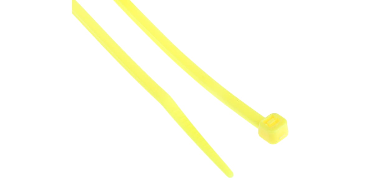 Product image for Yellow fluorescent cable tie